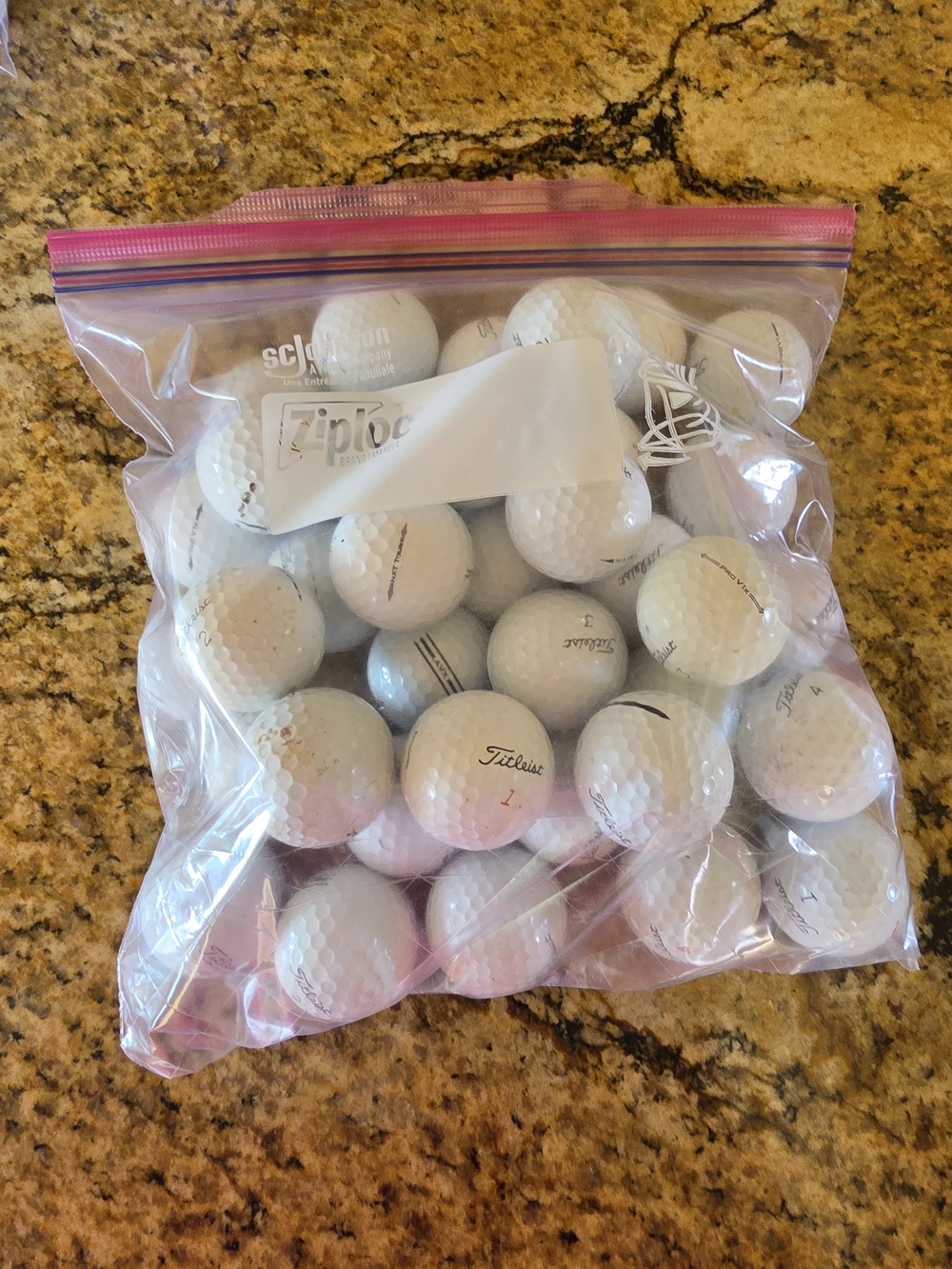 Bag of White Titleist Golf Balls - 36 Total - EUC